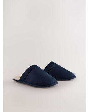 Next Mule Slippers - Blue