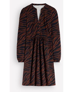 Boden Naomi Long Sleeve Dress - Braun