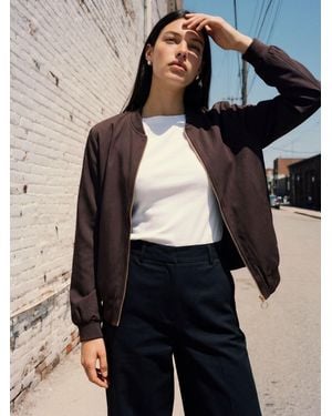 Vero Moda Vero Moda Lightweight Bomber Jacket - Blue