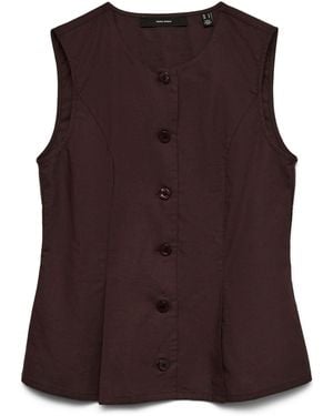 Vero Moda Vero Moda Tailored Waistcoat - Purple