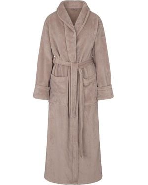 Hunkemöller Soft Fleece Cozy Dressing Gown - Natural