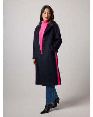 Scamp & Dude Wool Blend Coat - Blue