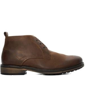 Dune Standard Fit Charleys Ankle Boots - Brown