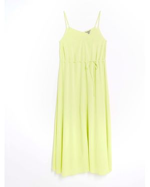 River Island Strappy Trapeze Dress - Yellow