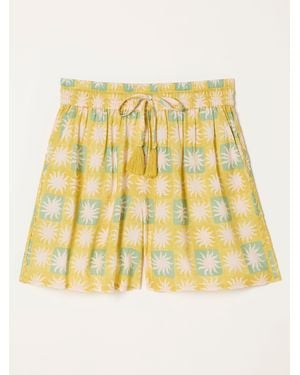 FatFace Fatface Fiona Flippy Shorts - Metallic