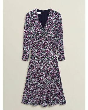 Hobbs Grace Jersey Dress - Blue