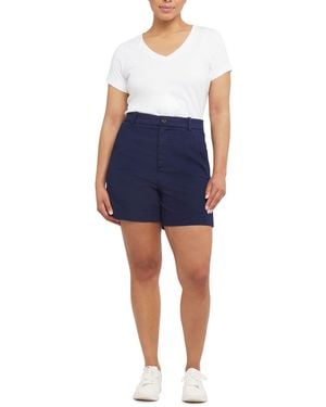 Spanx Supersmooth Stretch Twill Shorts, 5 - Blue