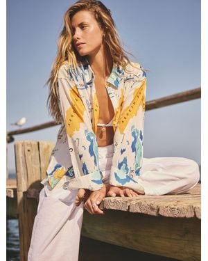 Next Relaxed Long Sleeve Cotton Lightweight Shirt - Multicolor