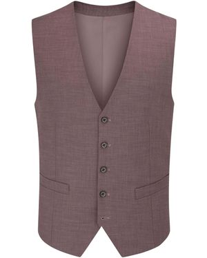 Skopes Tailored Fit Lucien Suit Waistcoat - Purple
