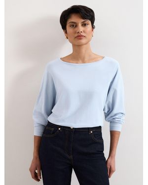 Phase Eight Sky Cristine Longline Sweater - White