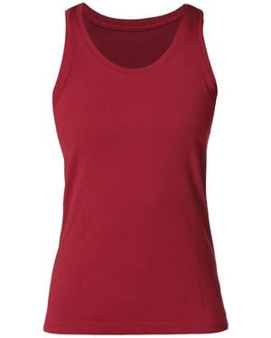 Sweaty Betty Athlete Seamless Workout Tank Top - Red