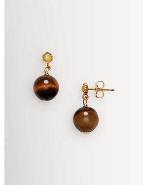 Anni Lu Ball Earrings - White