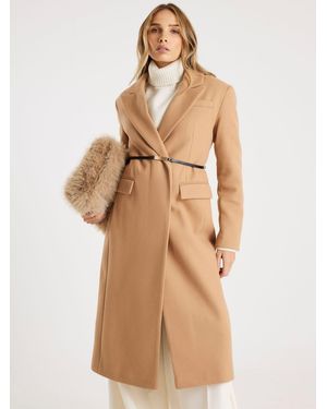 River Island Tailored Belted Coat - Black