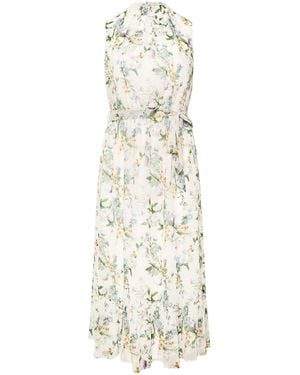 Yours Curve London Tiered Maxi Dress - White