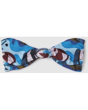 FELLA SWIM Bandeau Knot Bikini Top, - Resort & Holiday Wear - Blue