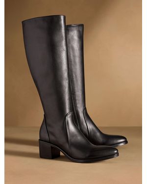 Russell & Bromley Kicking High Slim Knee High Boots - Brown
