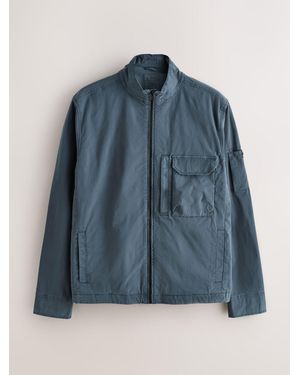 Next Zip Through Shacket - Blue
