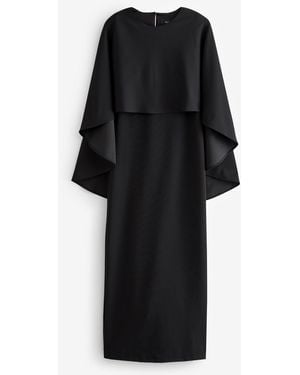 Next Cape Maxi Dress - Black