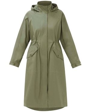 Sweaty Betty Bracken Motion Waterproof Longline Parka - Green