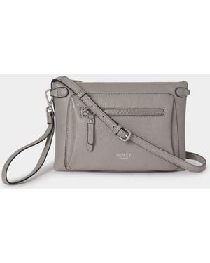 ospreylondon Osprey London The Ruby Leather Cross-Body Bag - White