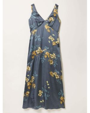 FatFace Fatface Josephine Printed Maxi Dress - Blue