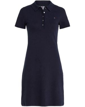 Tommy Hilfiger Slim 1985 Pique Polo Shirt - Blue