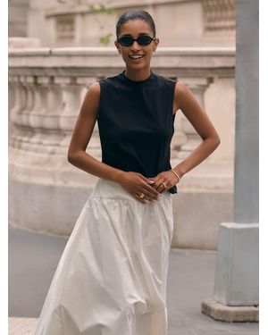 Anthropologie Twofer Muscle Tank Midi Dress - Black