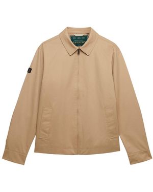 Superdry Collared Harrington Jacket - Natural