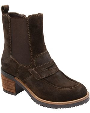 Ravel Suede Ankle Boots - Brown