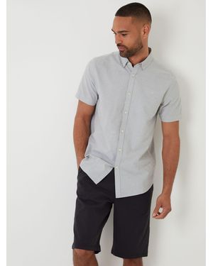 Threadbare Short Sleeve Shirt - Gray