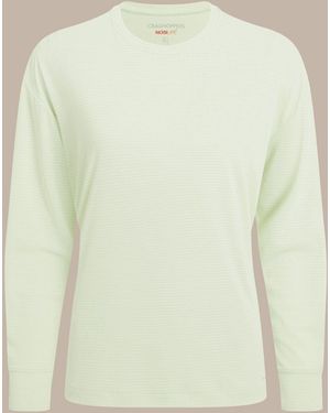 Craghoppers Nosilife Solarshield+ Long Sleeved T-Shirt - Natural