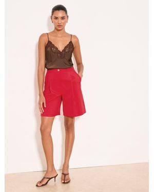 Lipsy Bermuda Cross Hatch Tailored Shorts