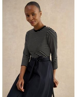 Hobbs Petite Viviana Dress - Black