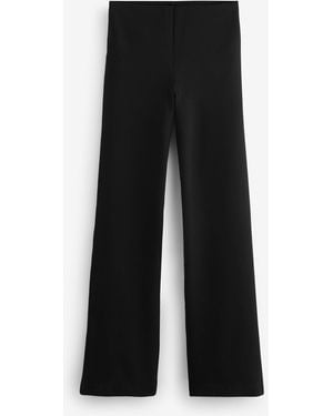 Next Smoothing Ponte Jersey Wide Leg Pants - Black