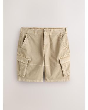 Next Utility Cargo Shorts - Natural