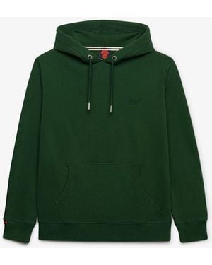 Superdry Essential Logo Hoodie - Green