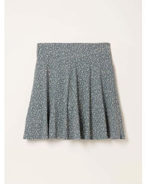 FatFace Fatface Selena Jersey Skirt - Blue
