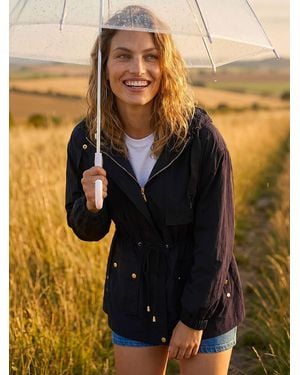 Roman Shower Resistant Rain Jacket - Black