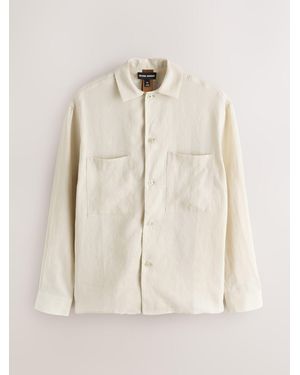 Nothing Ordinary Premium 100% Linen Long Sleeve Shirt - Natural
