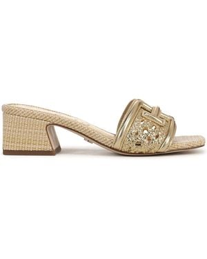 Sam Edelman Waylon Weave Regular Fit Slides - Natural