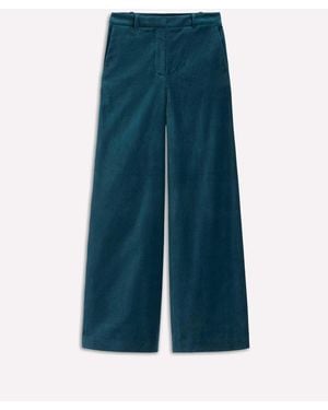 Boden Belgravia Velvet Pants - Blue
