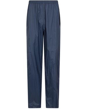Mountain Warehouse Pakka Waterproof Overtrousers - Blue