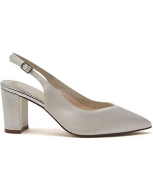 Rainbow Club Ivy Slingback Satin Shoes - White