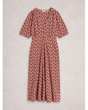 White Stuff Megan Jersey Dress - Red