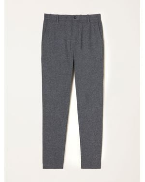 FatFace Fatface Lyme Tailored Fit Wool Mix Pants - Gray