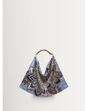 FARM Rio Hobo Scarf Bag - Blue
