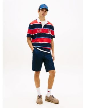 Tommy Hilfiger Scanton Twill Slim Chino Shorts - Blue