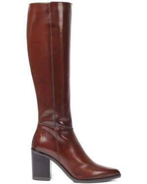 Jones Bootmaker Wide Calf Cagliari Knee High Boots - Brown