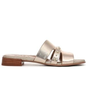 Naturalizer Niche Wide Fit Slides - Metallic