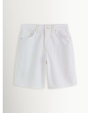 Free People Montana Knee Length Shorts - White